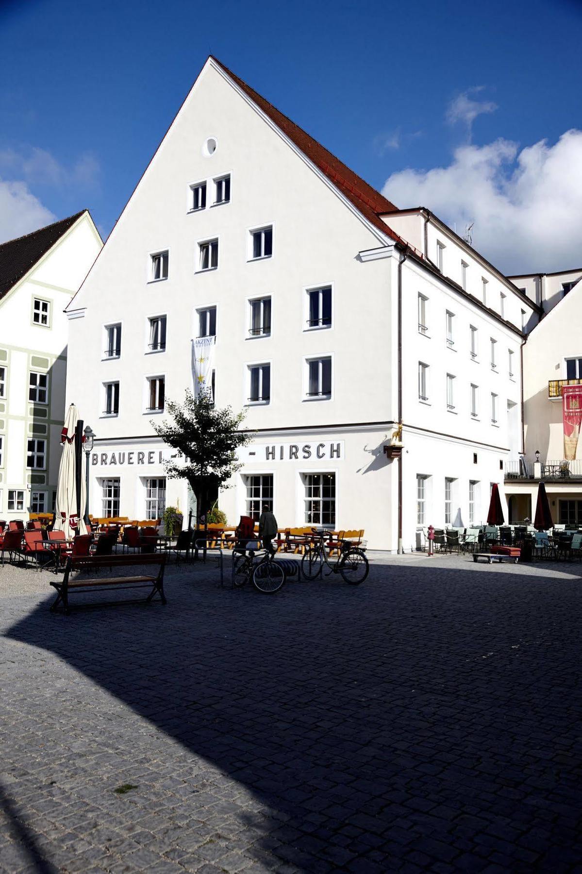 Akzent Brauerei Hotel Hirsch Ottobeuren Exterior foto
